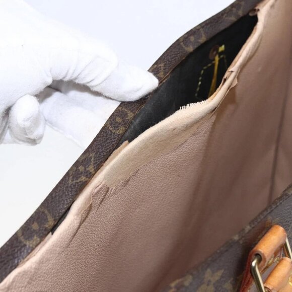 LOUIS VUITTON Monogram Sac Plat Hand Bag M51140 LV Auth 145748 - Picture 14 of 16